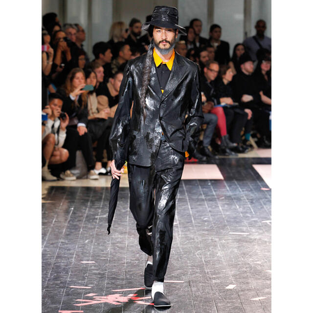 yohji yamamoto pour homme 14ss 雨濡れセットアップ