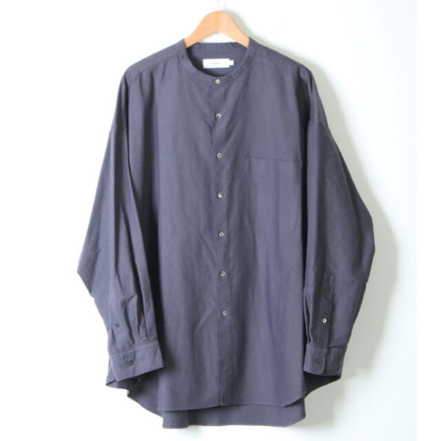 1LDK SELECT(ワンエルディーケーセレクト)のGraphpaper Oversized Band Collar Shirt メンズのトップス(シャツ)の商品写真