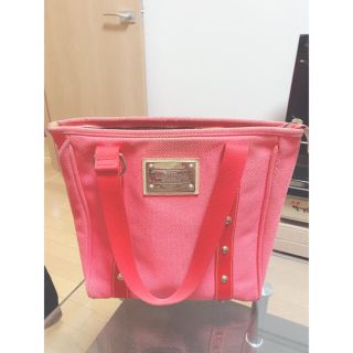 LOUIS VUITTON ヴィトン アンティグア カバ MM キャンバストート