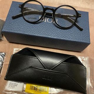 ディオールオム(DIOR HOMME)のDior Homme 丸メガネ ディオールオム ラウンド 伊達メガネ イタリア製(サングラス/メガネ)