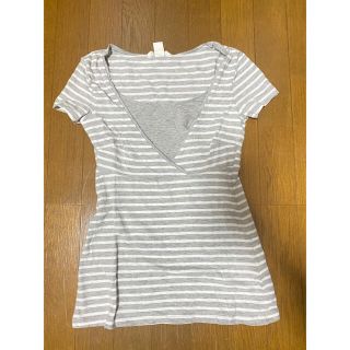 H&M - 授乳服　Tシャツ H&M ボーダー