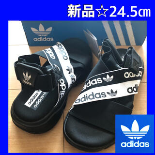 アディダス(adidas)の新品！adidas サンダル 24.5㎝(サンダル)