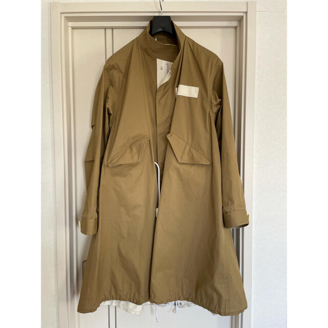 sacai Cotton Mods Coat 19aw サカイ　モッズコート