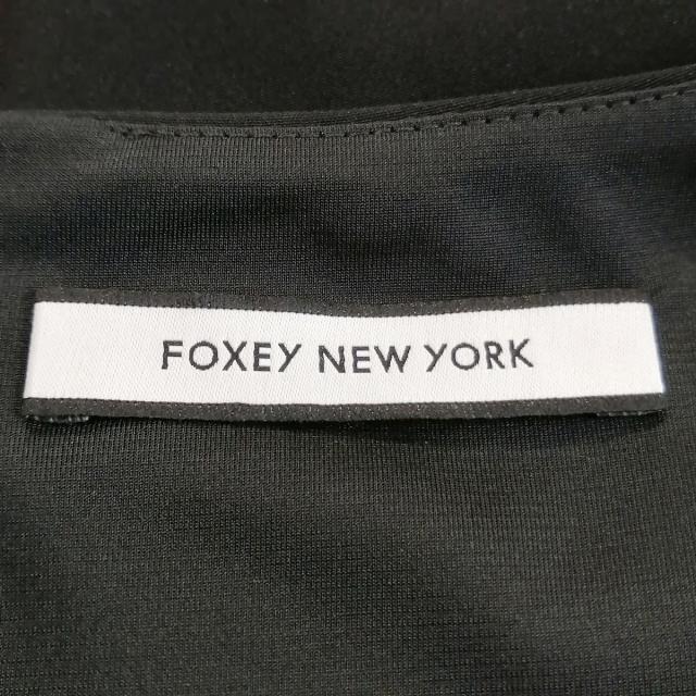 FOXEY(フォクシー)のフォクシーニューヨーク サイズ40 M - 黒 レディースのワンピース(その他)の商品写真