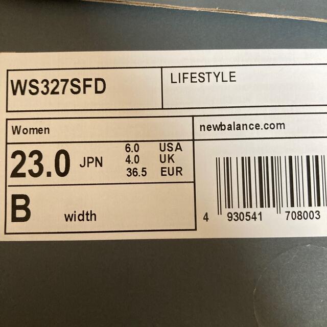 New balance WS327SFD 23cm 1