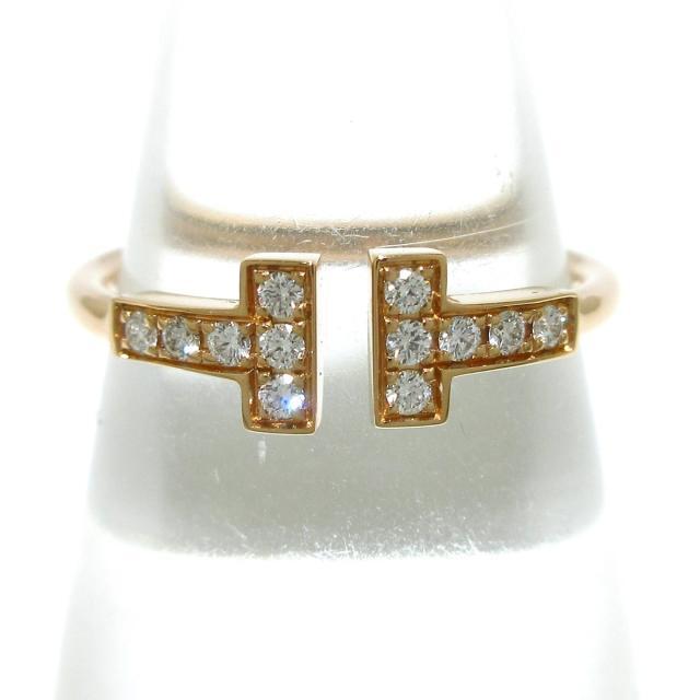 最終値下げ Tiffany 12Pダイヤ Tワイヤー ティファニー美品 - Co