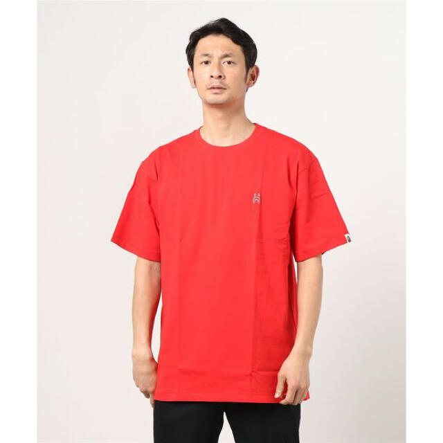 A BATHING APE(アベイシングエイプ)のBAPE SHARK ONE POINT TEE M 赤2xl メンズのトップス(Tシャツ/カットソー(半袖/袖なし))の商品写真