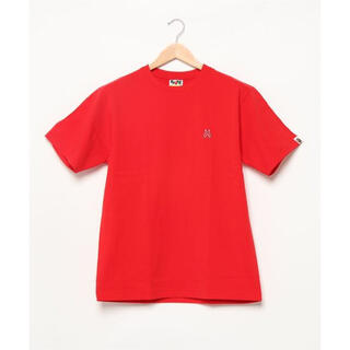 アベイシングエイプ(A BATHING APE)のBAPE SHARK ONE POINT TEE M 赤2xl(Tシャツ/カットソー(半袖/袖なし))