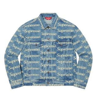 シュプリーム(Supreme)のSupreme Frayed Logo Denim Trucker Jacket(Gジャン/デニムジャケット)