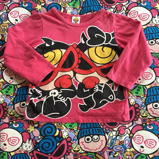 HYSTERIC MINI(ヒステリックミニ)のデビルキン ロンT キッズ/ベビー/マタニティのキッズ服女の子用(90cm~)(Tシャツ/カットソー)の商品写真