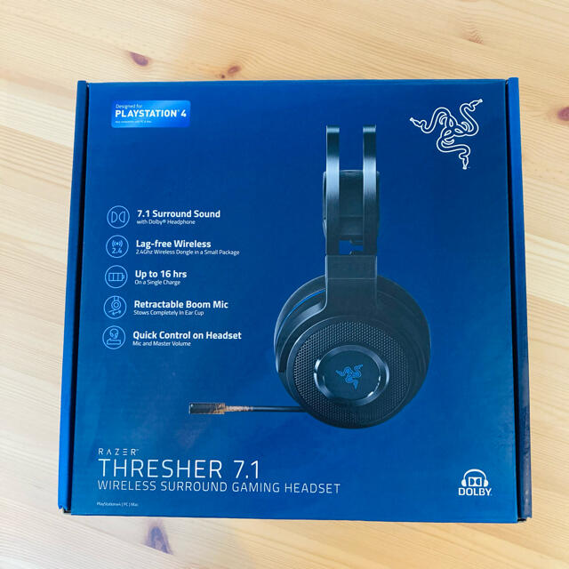 美品] Razer Thresher 7.1 PS4 PS5 対応 7.1ch - ヘッドフォン/イヤフォン