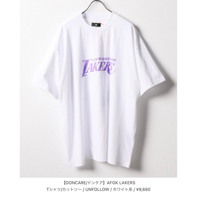 JOURNAL STANDARD(ジャーナルスタンダード)のdoncare afgk lakers nba tシャツ　ビッグシルエット メンズのトップス(Tシャツ/カットソー(半袖/袖なし))の商品写真