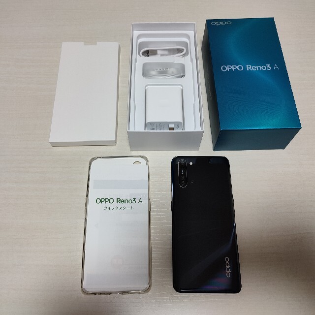 スマートフォン本体OPPO Reno3 A ブラック Y!mobile版 美品