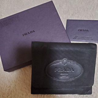 プラダ(PRADA)の⇊最終お値下げ⇊●PRADA●三つ折財布●中古品●(財布)