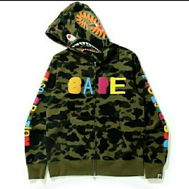 XLサイズ BAPE X READYMADE TIGER SHARK パーカー