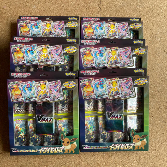 イーブイヒーローズ 6boxセット - トレーディングカード イーブイヒーローズ 6boxセット - トレーディングカード