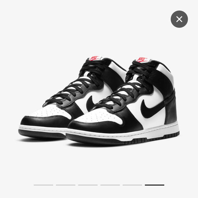 NIKE(ナイキ)の最安値　nike dunk high black and white メンズの靴/シューズ(スニーカー)の商品写真