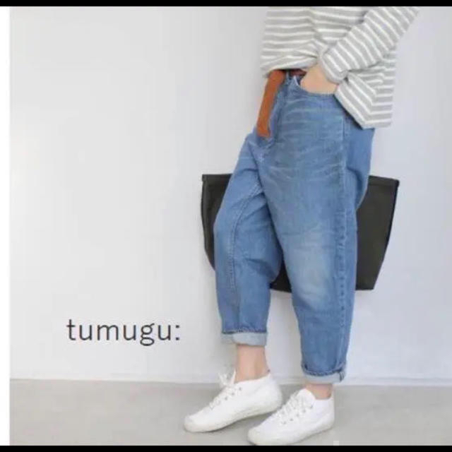 tumugu ツムグ 12ozムラ糸デニムテーパードパンツ