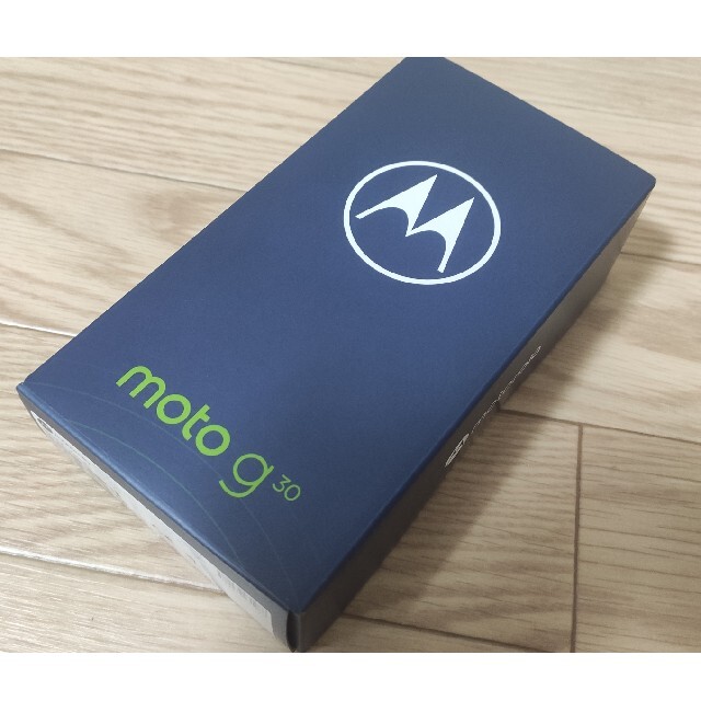 Motorola(モトローラ)のMotorola g30 パステルスカイ 128GB 新品未使用 スマホ/家電/カメラのスマートフォン/携帯電話(携帯電話本体)の商品写真