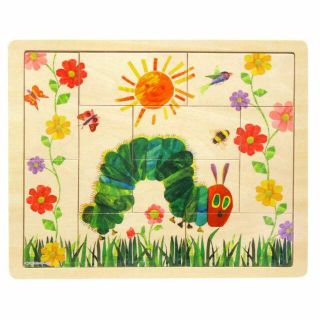 はらぺこあおむし　木製パズル