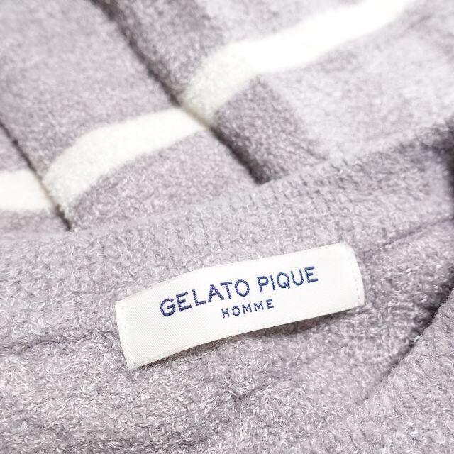 gelato pique(ジェラートピケ)の■gelato pique　 ルームウェア　メンズ M　グレー・白 メンズのアンダーウェア(その他)の商品写真