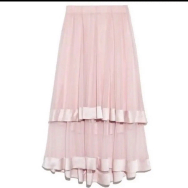fur fur(ファーファー)のfurfur チュールスカート　ピンク レディースのスカート(ひざ丈スカート)の商品写真