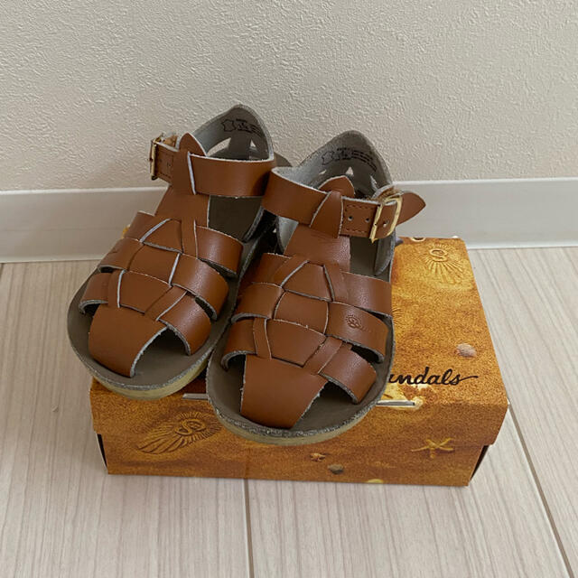 ◎salt water sandal ◎8 キッズ/ベビー/マタニティのキッズ靴/シューズ(15cm~)(サンダル)の商品写真