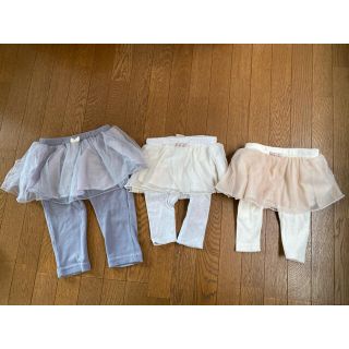 プティマイン(petit main)のまやらま様専用★プティマイン　チュールスカート　レギンス　70cm80cm (パンツ)