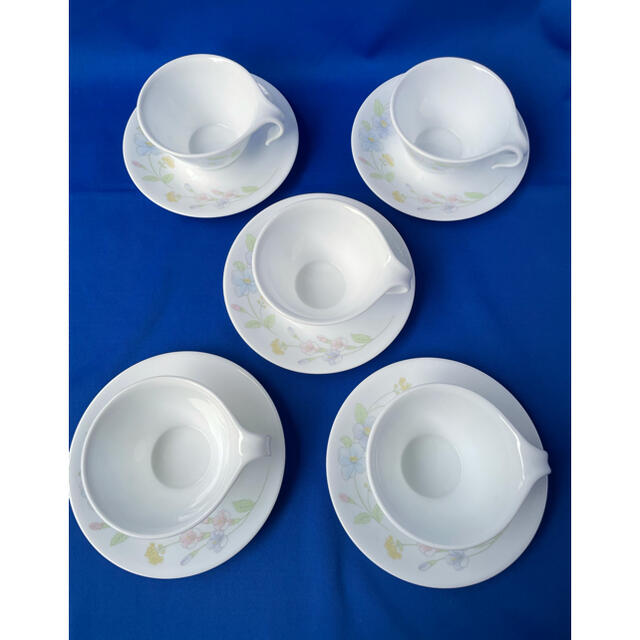 CORELLE - CORELLE コレール カップ&ソーサー 5客 花柄の通販 by ...