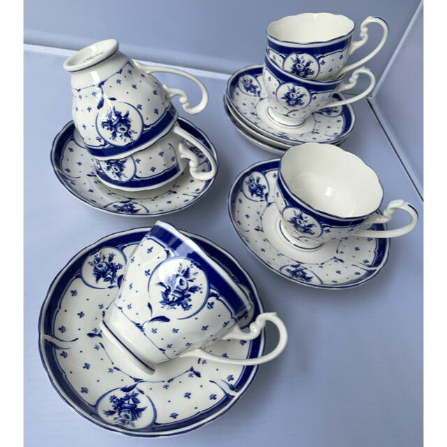 Noritake ノリタケ カップ&ソーサー クラフトーン 6客 未使用