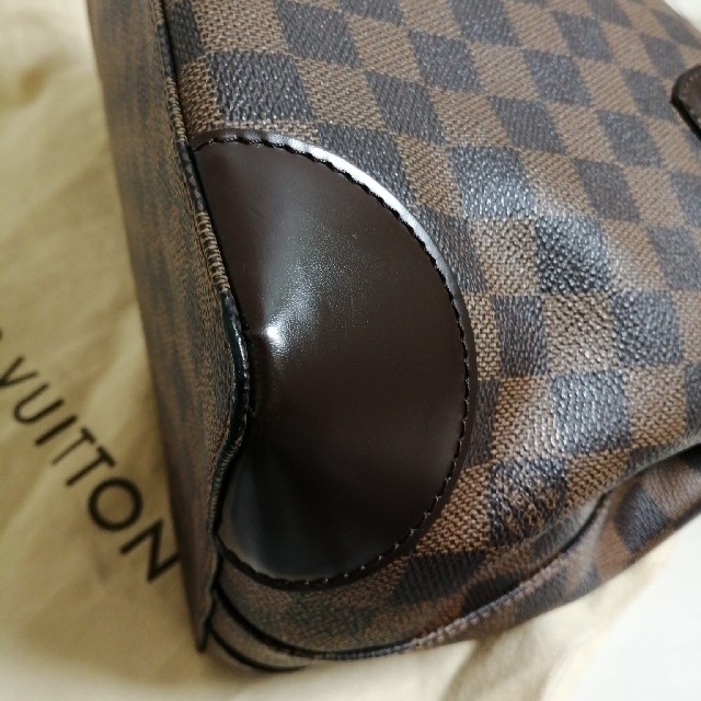 ホック式開閉内側【LOUIS　VUITTON】ハンドバッグ　ハムステッド　ダミエ