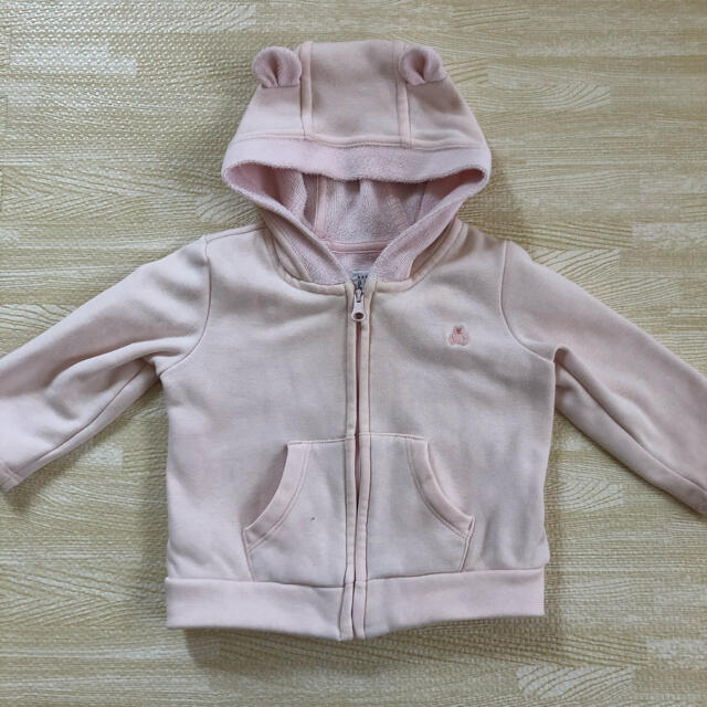 babyGAP(ベビーギャップ)の双子 パーカー キッズ/ベビー/マタニティのベビー服(~85cm)(トレーナー)の商品写真