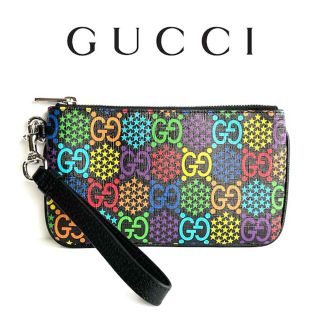 グッチ(Gucci)のGUCCI グッチ ミニバッグ ポーチ GGサイケデリック クラッチバッグ 新品(セカンドバッグ/クラッチバッグ)