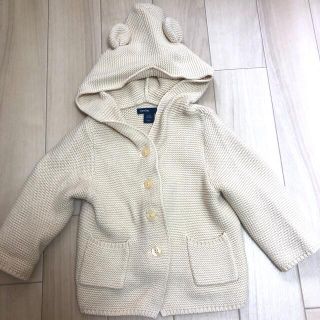 ベビーギャップ(babyGAP)のGAPベビー　くまさんパーカー(カーディガン/ボレロ)