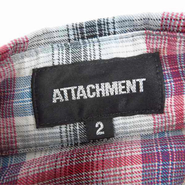 ATTACHIMENT(アタッチメント)のATTACHMENT/アタッチメント チェック柄 ウエスタン 長袖シャツ/2 メンズのトップス(シャツ)の商品写真