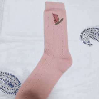 ピンクハウス(PINK HOUSE)の🌸🍃新品ピンクハウスお花モチーフソックス🌸🍃(ソックス)