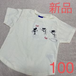 ディズニー(Disney)のミッキー　Tシャツ　100  みずたまり(Tシャツ/カットソー)