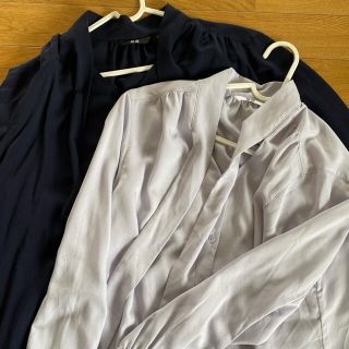 ユニクロ(UNIQLO)のユニクロ　レーヨンボウタイブラウス(シャツ/ブラウス(長袖/七分))