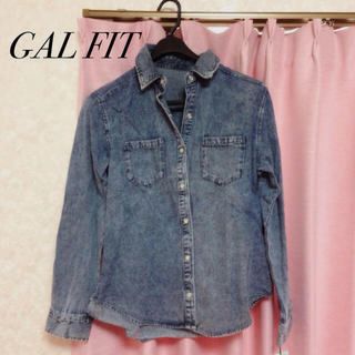 ギャルフィット(GAL FIT)のGAL FIT♡ダンガリーシャツ(シャツ/ブラウス(長袖/七分))