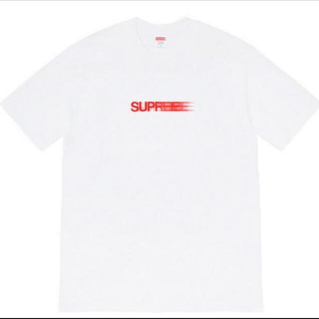 Supreme(シュプリーム)の最安値‼️supreme motion logo ホワイト　L メンズのトップス(Tシャツ/カットソー(半袖/袖なし))の商品写真