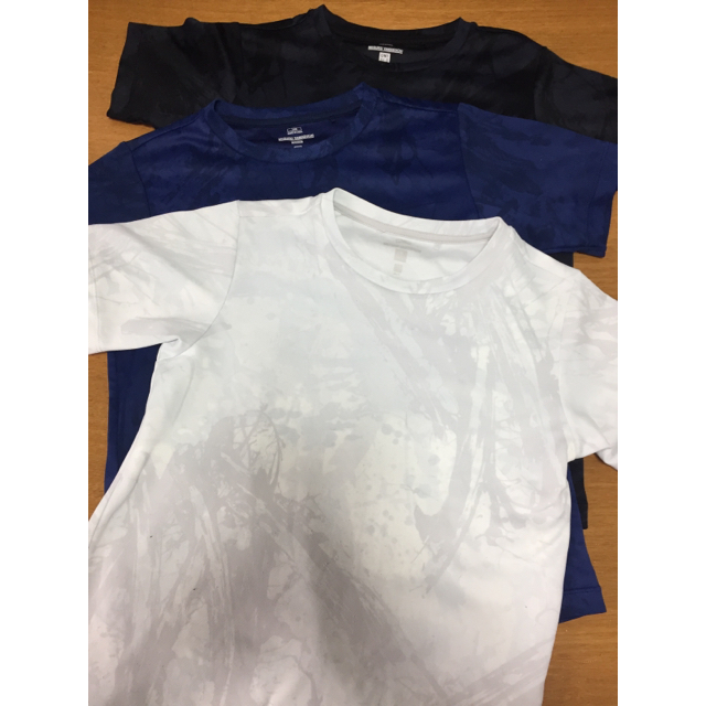 UNIQLO(ユニクロ)の【ユニクロ／UNIQLO】ドライEXクルーネックTシャツ3枚◆山口歴／140cm キッズ/ベビー/マタニティのキッズ服男の子用(90cm~)(Tシャツ/カットソー)の商品写真