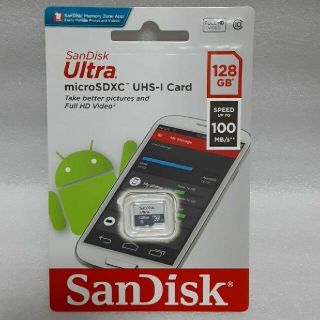 サンディスク(SanDisk)のSanDisk サンディスク  MicroSDXC 128GB 100MB/s(PC周辺機器)