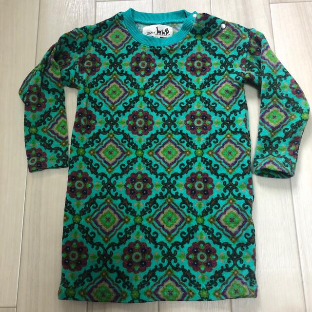 titicaca(チチカカ)のチチカカキッズワンピース キッズ/ベビー/マタニティのキッズ服女の子用(90cm~)(ワンピース)の商品写真