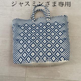 ザラ(ZARA)のワイヤー入り、ストローかごバック(かごバッグ/ストローバッグ)