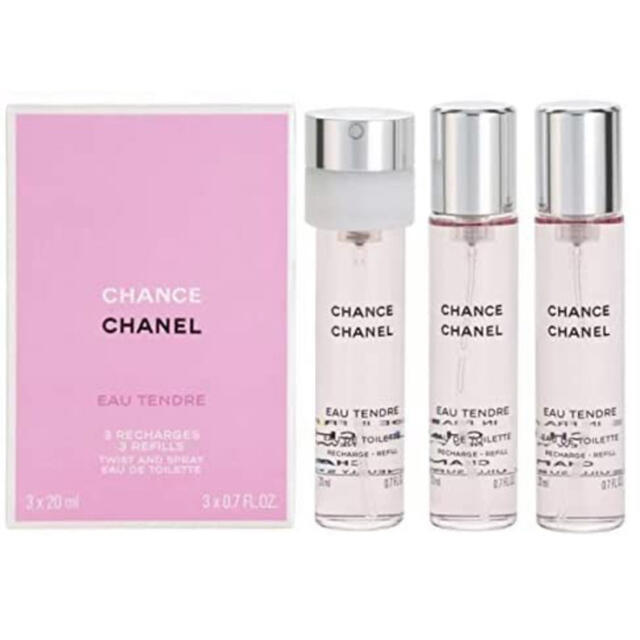 CHANEL(シャネル)のCHANEL CHANCE オータンドゥル ツィスト&スプレイ リフィル 3本 コスメ/美容の香水(香水(女性用))の商品写真
