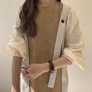 カスタネ(Kastane)のお値下げ可◎two-tone suede long vest(ベスト/ジレ)