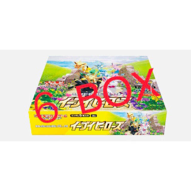 激安通販 ポケモン - イーブイ　イーブイヒーローズ　拡張パック　6 BOX カード