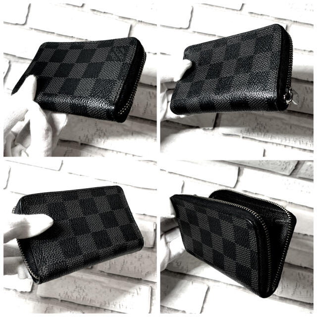LOUIS ジッピー コインパース ダミエ グラフィットの通販 by momo's shop｜ルイヴィトンならラクマ VUITTON - 綺麗!! ルイヴィトン 財布 超特価激安