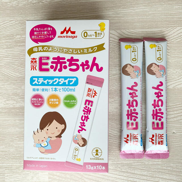 粉ミルク 森永 E赤ちゃん スティック キッズ/ベビー/マタニティの授乳/お食事用品(その他)の商品写真