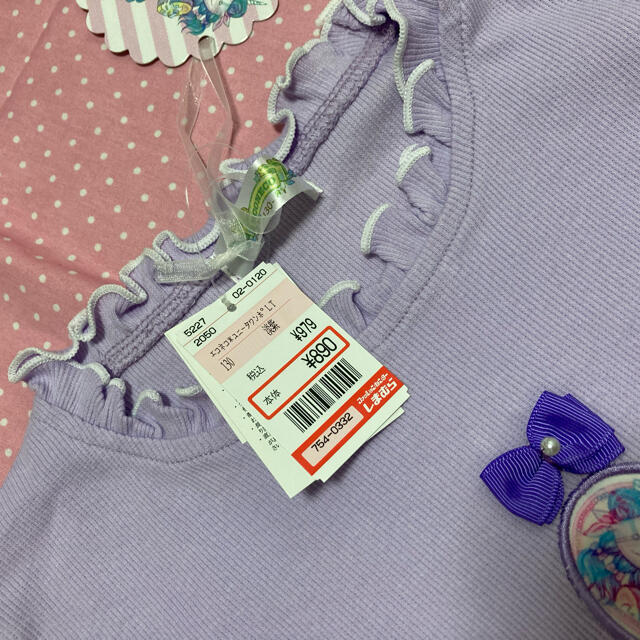 しまむら(シマムラ)のエコネコ しまむら ロンT 130 キッズ/ベビー/マタニティのキッズ服女の子用(90cm~)(Tシャツ/カットソー)の商品写真